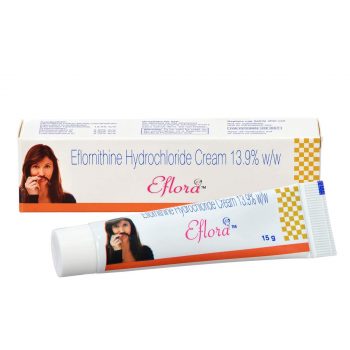 4 piece Eflora Eflornithine Hydrochloride Cream 15 gram ,it can help reduce unwanted hair on the face.