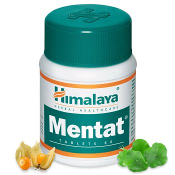 Himalaya Herbals Mentat Tablets 60 N Pack of 3 Enhances Mental Power and Energy Ayurvedic Brain Booster Tablets